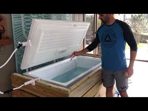 How to build a chest freezer ice bath