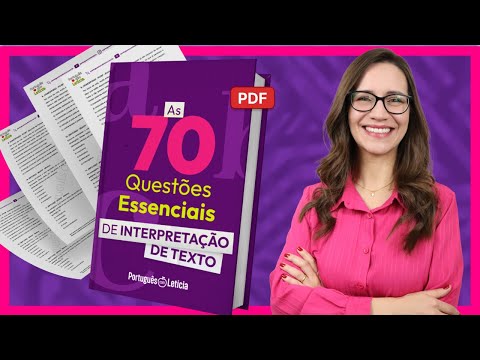 🧠 INTERPRETAÇÃO DE TEXTOS | Apostila As 70 Questões Essenciais de Interpretação de Texto 🧠