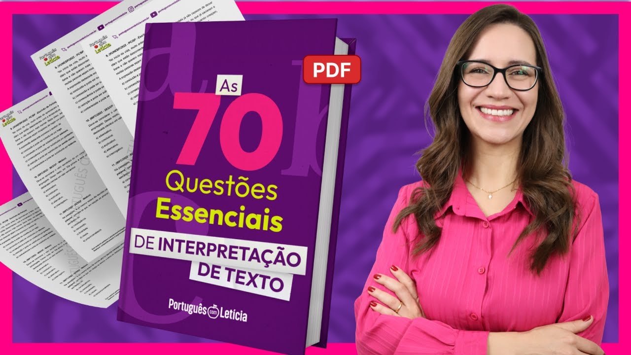 🧠 INTERPRETAÇÃO DE TEXTOS | Apostila As 70 Questões Essenciais de Interpretação de Texto 🧠