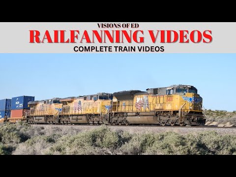 Freight Trains Vol 28 BNSF & UP Railfanning High Desert Compilation