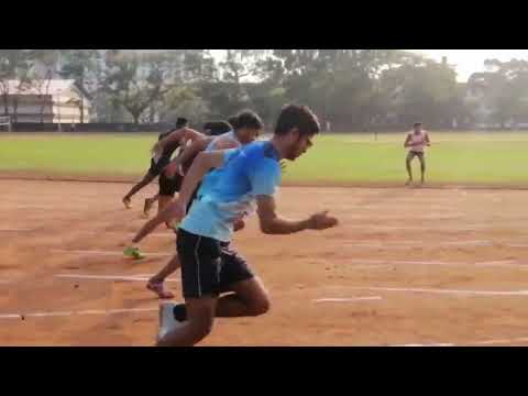 100m Finals of Revels'20 at MIT-Manipal