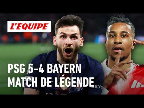 PSG 5-4 Bayern : MATCH DE LÉGENDE ! Paris FAIT PLIER le Bayern Munich dans un choc spectaculaire