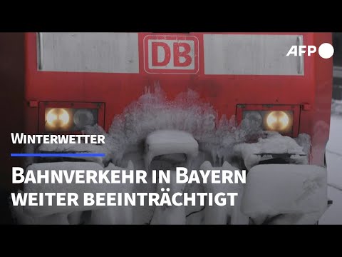 Winterwetter beeinträchtigt Bahnverkehr in Bayern weiter | AFP