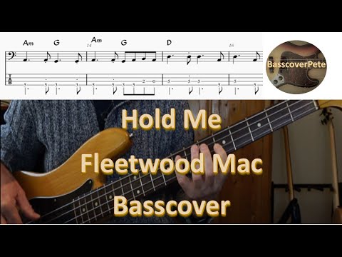 Fleetwood Mac Hold Me. Bass Cover Tabs Score Notation Chords Transcription. Bass: John McVie