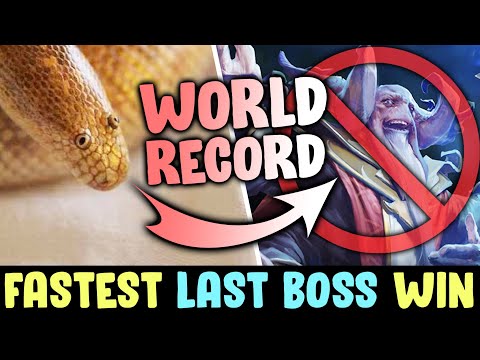 1,5 min FASTEST FINAL BOSS KILL in Aghanim's Labyrinth WITHOUT BUGS