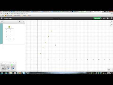Find the Line of Best Fit in Desmos