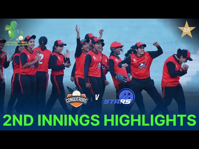 2nd Innings Highlights | Conquerors vs Stars | Final | National Women’s One-Day Tournament | M2U1K
