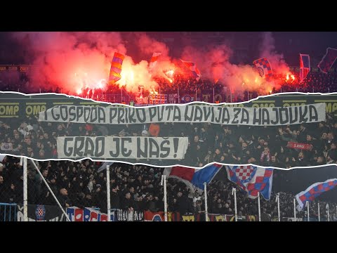 Torcida Split / NK Lokomotiva Zagreb - HNK Hajduk Split 1:1 (18. Kolo SS HNL)
