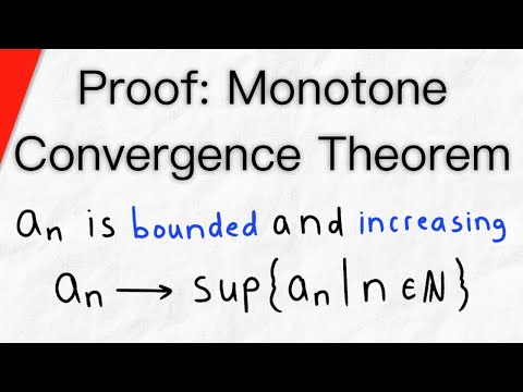 Detailed Proof of the Monotone Convergence Theorem | Real Analysis