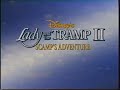 Lady And The Tramp II VHS Teaser 1998