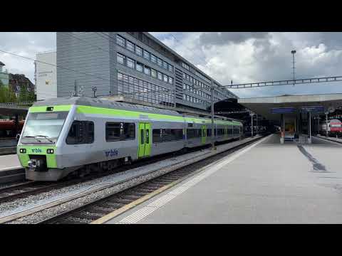 BLS S77 Abfahrt in Luzern in Richtung Willisau