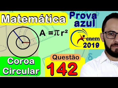 Enem 2019 | Questão 142 | COROA CIRCULAR (prova azul de matemática)