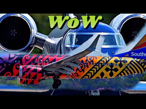 Avvistamento di aerei epico! Azione sulla pista 07 - Montego Bay, Giamaica (ventoso e soleggiato!)