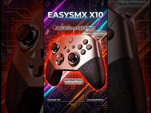 Vídeo relacionado con Hipzeepo Gamepad 6Pro Bluetooth 5.3 para Android con Joystick de Efecto Hall, Control Multitáctil, Controlador Automático para Juegos.