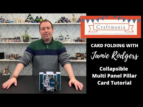Jamie Rodgers Card Folding Tutorial - Collapsible Multi Panel - Correct Measurements