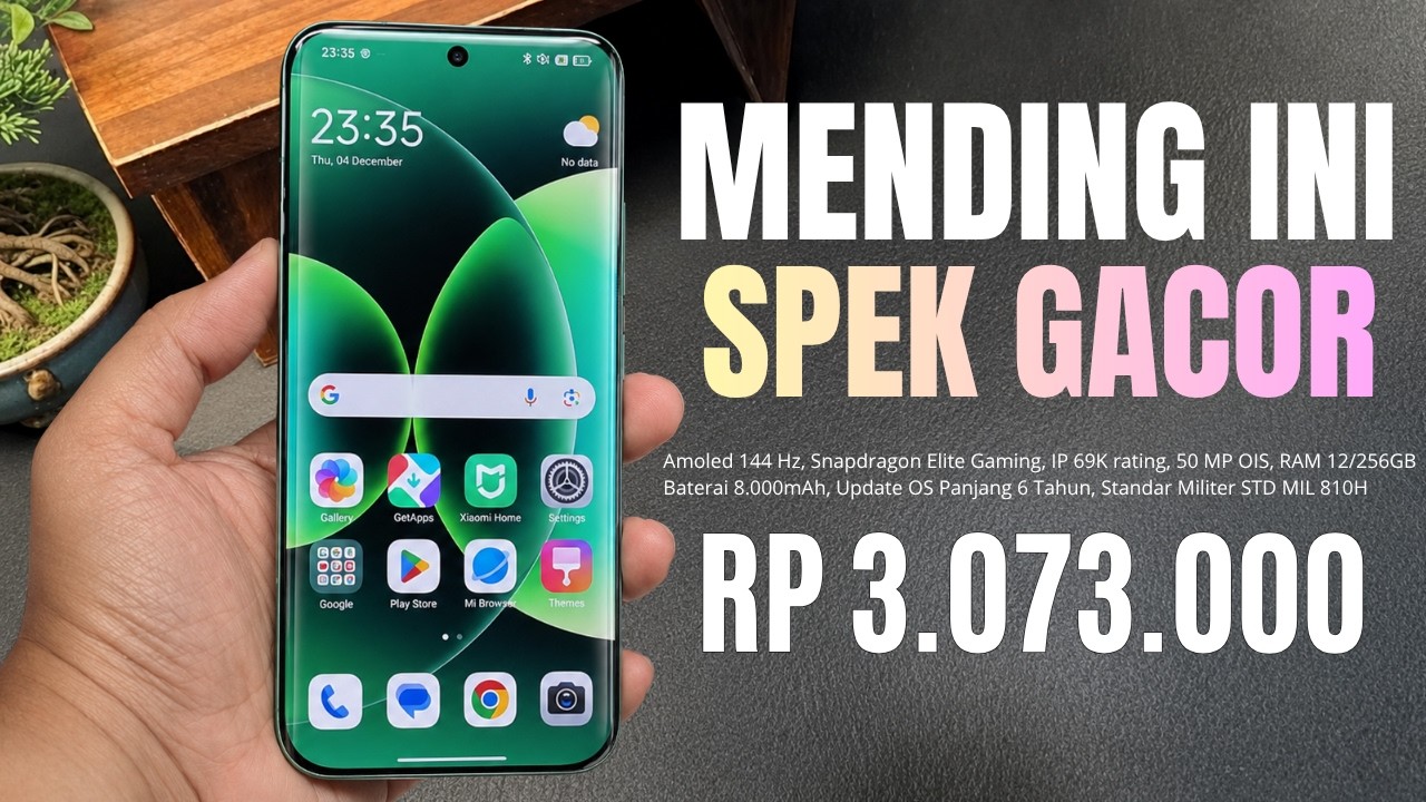 GAK ADA LAWAN, PILIHAN TERBAIK‼️RAM 12/256 GB, 8000MAH - HP 3 JUTAAN TERBAIK SEPTEMBER 2026