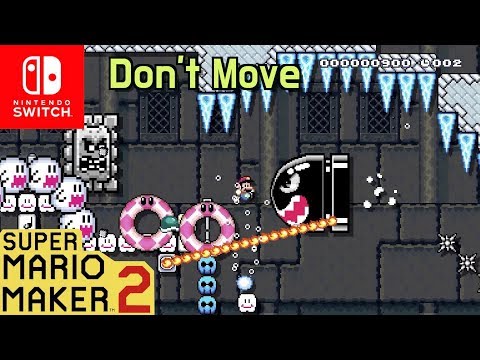 Super Mario Maker 2: course world play #39 "Don't move"