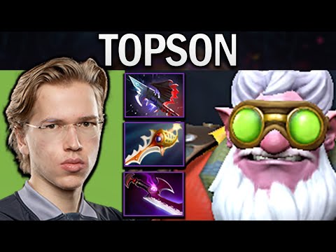 Sniper Dota 2 Gameplay Topson with Rapier and Silveredge