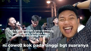 Download lagu REACT ZIDAN, VALDY, ADLANI, TRI SUAKA - CINTA KARENA CINTA | Ni cowo2 kok pada tinggi bgt suaranya mp3