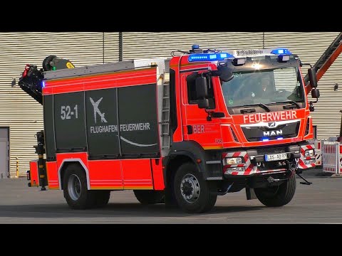 [Der neue Gigant am Flughafen 🚒🚨] Florian BER RW-K 21/52-1 || Flughafenfeuerwehr 》Flughafen BER