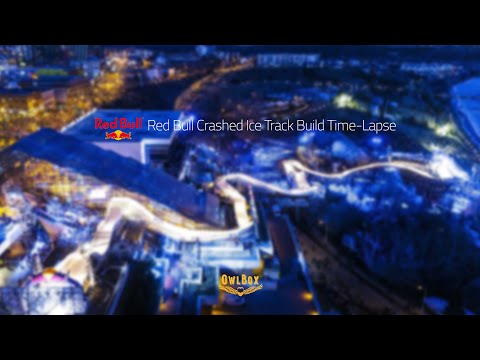 Red Bull Crashed Ice Track Build Time-Lapse