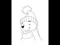 Winnie the Pooh Disney version How to draw a easy ...