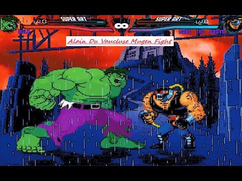 Mugen : Hulk (Marvel) Vs Bane The Brave (Dc Comics) (Request)