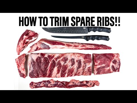 HOW TO TRIM PORK SPARE RIBS | ST. LOUIS STYLE