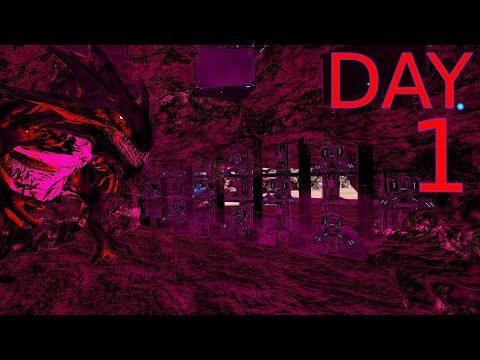 CLAIMING THE BEST MODDED CAVE IN ARK DAY 1!!! EP 1
