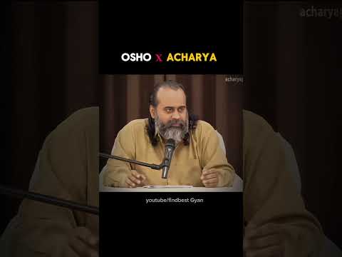 Acharya Prashant X Osho ❤️  | #acharyaprashant #shorts #osho