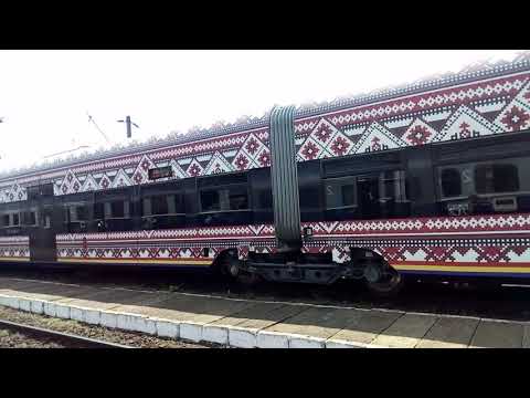 Trenul construit la Pașcani, în probe în Gara din Suceava