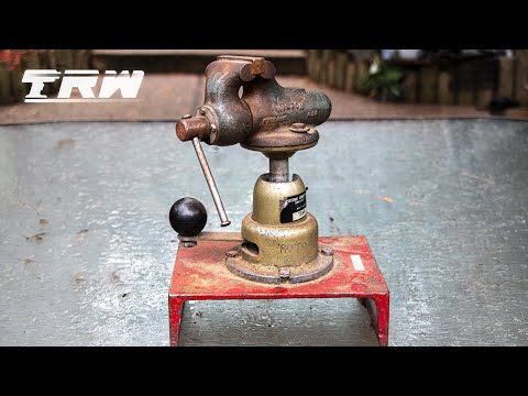 The World's MOST EXPENSIVE Bench Vise - Perfect Restoration