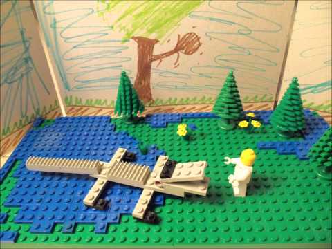 Alligator Attacks Lego Land (stop-motion)