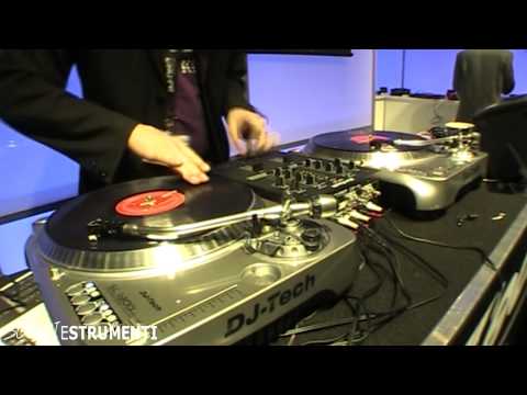 Musikmesse 2013 - DJ-Tech Scratch Mixer Dif-1S: demo by DJ Mandrayq!