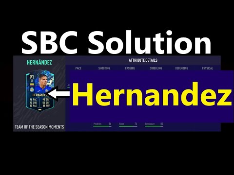 Juan Camilo Hernandez Moments Team of the Season TOTS SBC solution - FIFA 21