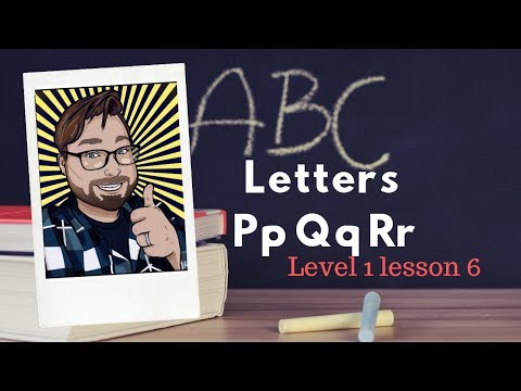 Adult Phonics Level 1 lesson 6 PQR Alphabet Sounds and Words | Quick Awesome Phonics Lesson