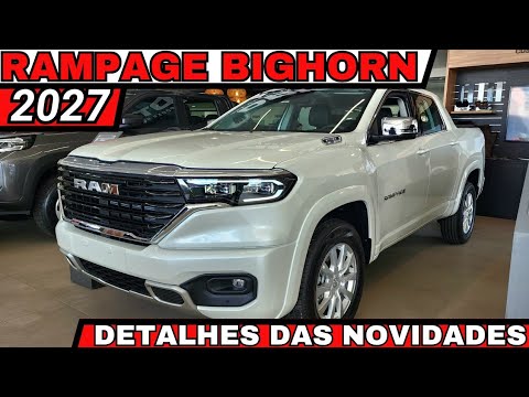 Nova RAM Rampage Bighorn 2027 com preço promocional de R$199.990 agora + completa e segura com Adas!