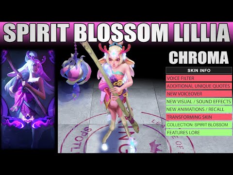 Spirit Blossom Lillia Rose Quartz Chroma - League Of Legends