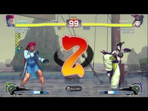 FNEX K BRAD [Viper] vs cutiekittychef [Juri] SSF4 Ranked Matches - Xbox Live - TRUE-HD