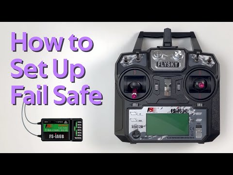 FS-i6X Failsafe Set Up in 2 Minutes (FlySky i6X & i6)