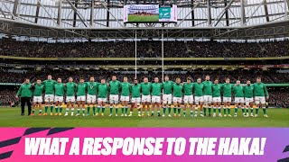 HAKA DROWNED OUT BY THE IRISH ☘️ | Autumn Nations Series 2021