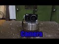 Crushing Camera With Hydraulic Press