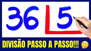 COMO DIVIDIR PASSO A PASSO!!! MATEMÁTICA PARA INICIANTES.