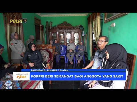 KORPRI POLDA SUMSEL ANJANGSANA KE KEDIAMAN PENSIUNAN &amp; ASN YANG SAKIT DALAM RANGKA HUT KE-54 KORPRI
