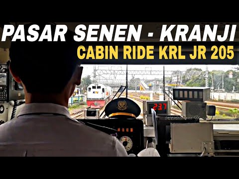 🇮🇩 PASAR SENEN - KRANJI | CAB RIDE COMMUTERLINE JR 205