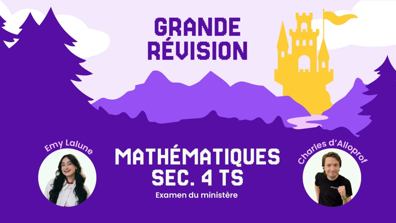 Grande révision | Examen du ministère de mathématiques (TS)