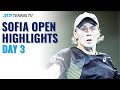 Krajinovic In Action; Ivashka, Andujar & Ruusuvuori Feature | Sofia Open 2021 Highlights Day 3