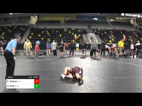 90 Lbs Consolation - Ember Zupanc, Wisconsin Vs Hailey Goth, Minnesota Storm