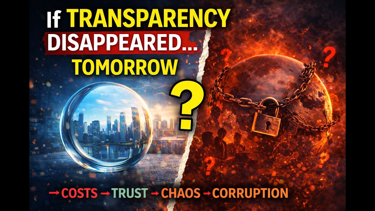 If Transparency Disappeared Tomorrow&hellip; Everything Would Change