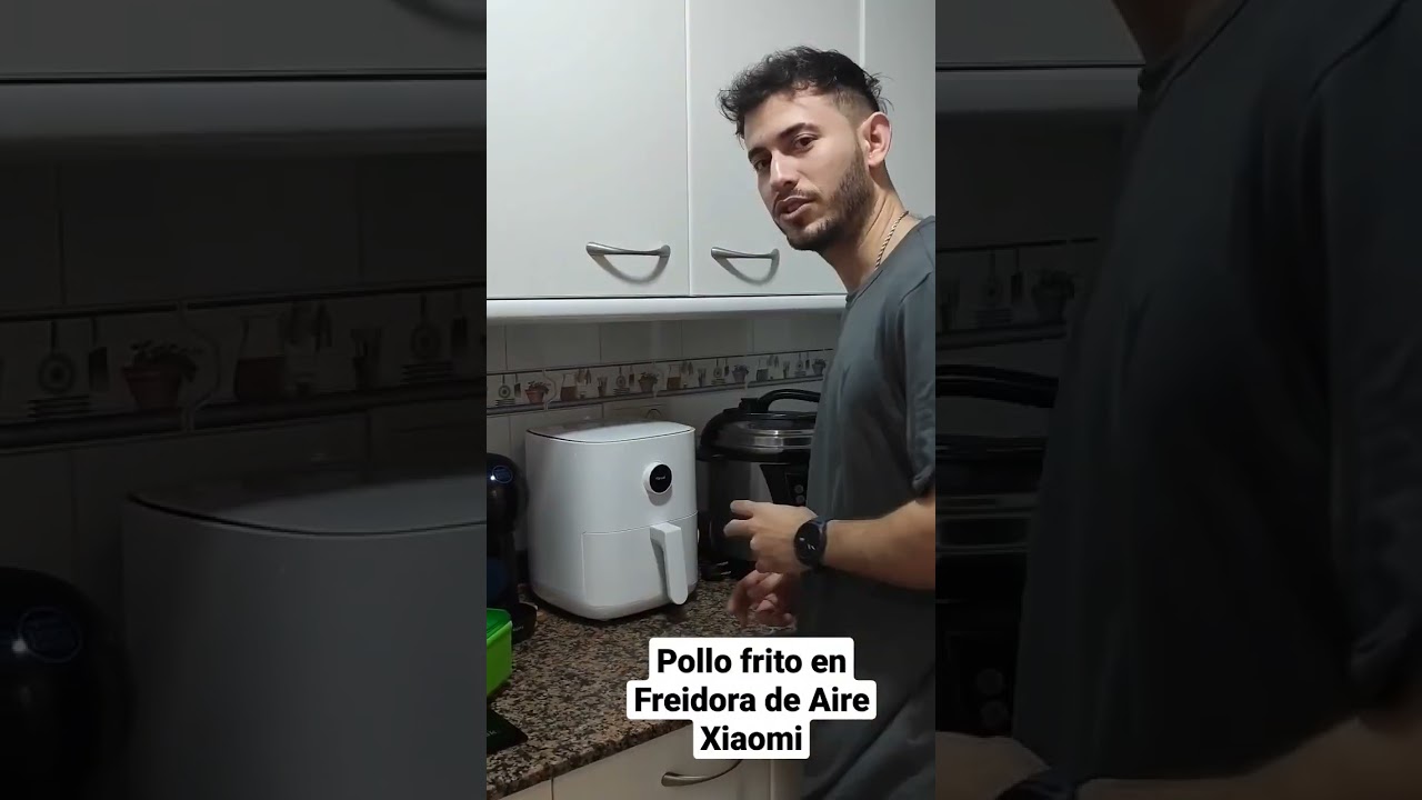 😱😱Pollo Frito en Freidora de Aire Xiaomi, Aliño de ajo y tomillo🤤🤤